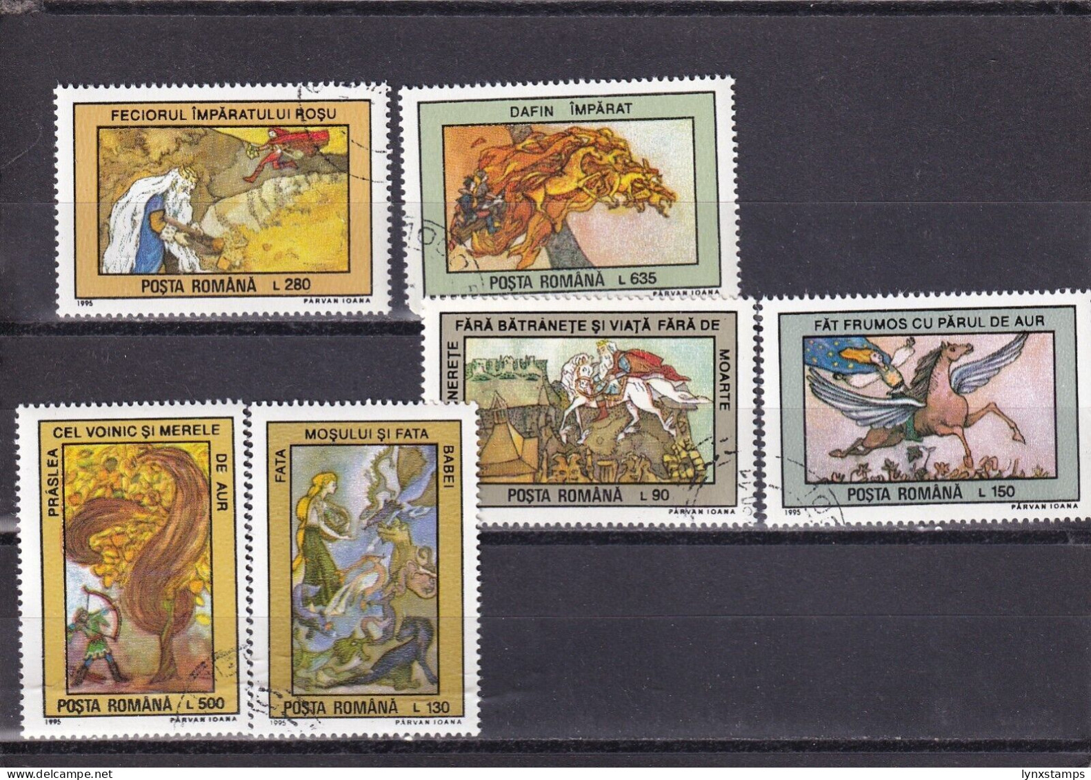 SA03 Romania 1995 Romanian Fairy Tales Used Stamps - Used Stamps
