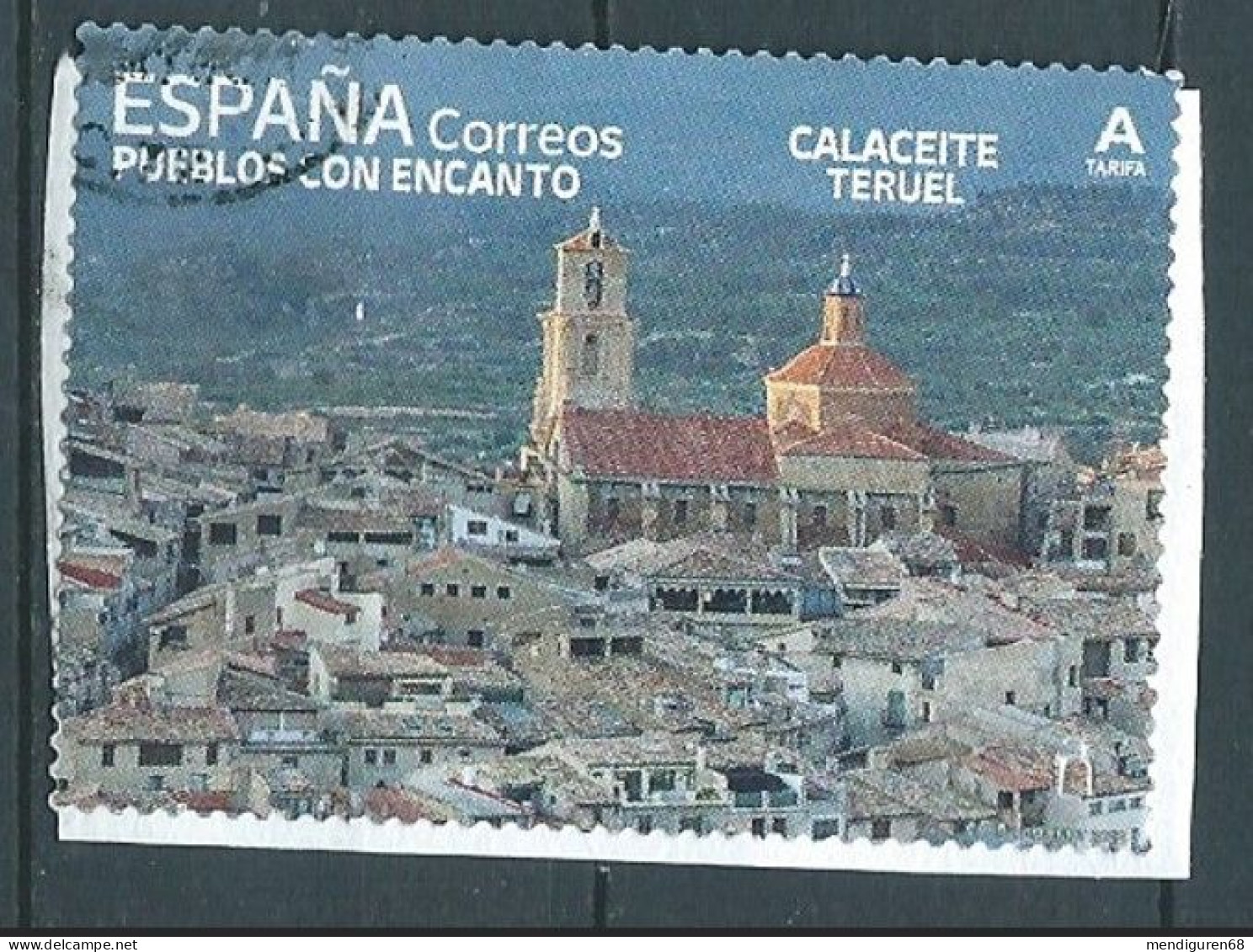 ESPAGNE SPANIEN SPAIN ESPAÑA 2021 FROM CARNET CHARMING VILLAGES PUEBLOS CALACEITE(TERUEL) ED 5553 MI 5603 YT 5295 SN 45 - Usados