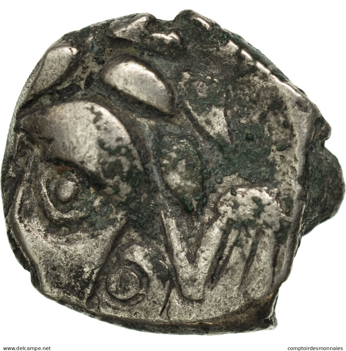 Volcae Tectosages, Drachme "à La Tête Cubiste", 1st Century BC, Argent, TTB - Celtic