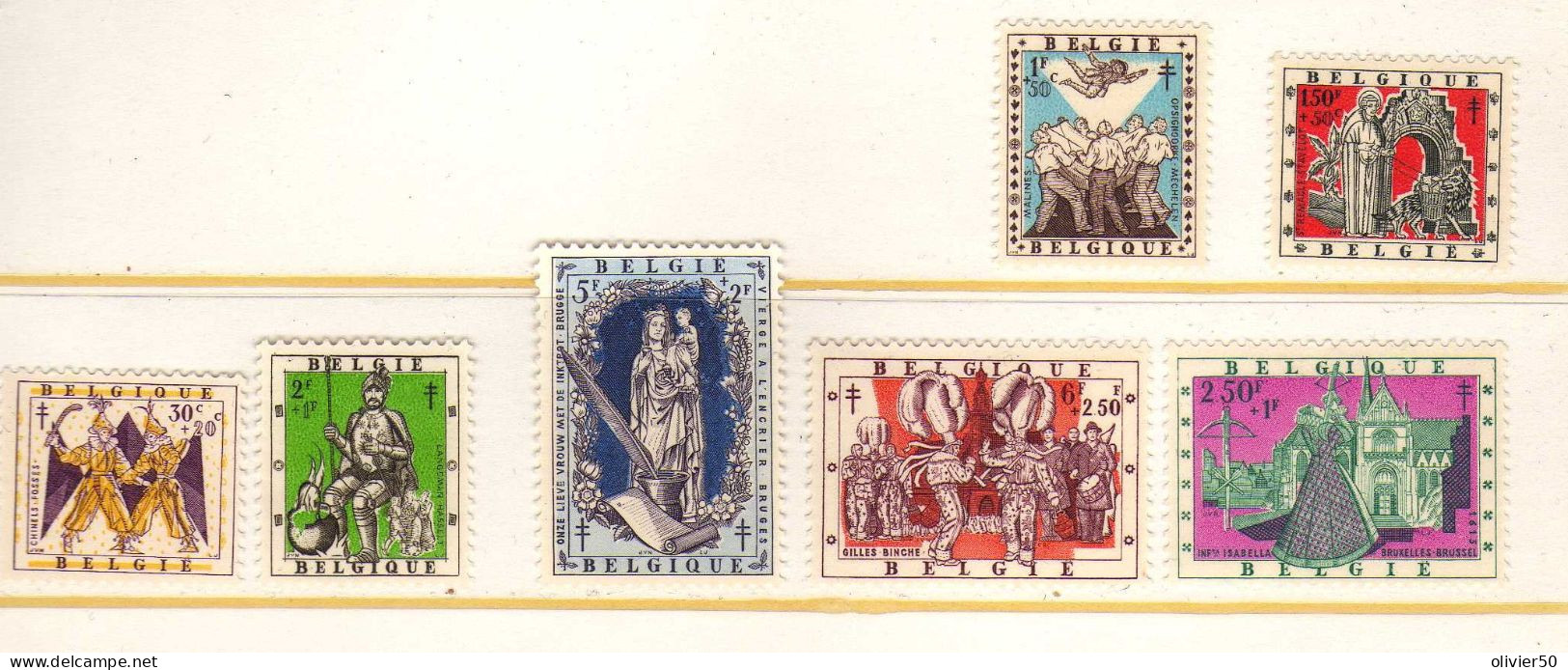 Belgique - (1958)- Antituberculeux - Evenements Culturels  -  Neufs* - MLH - Unused Stamps