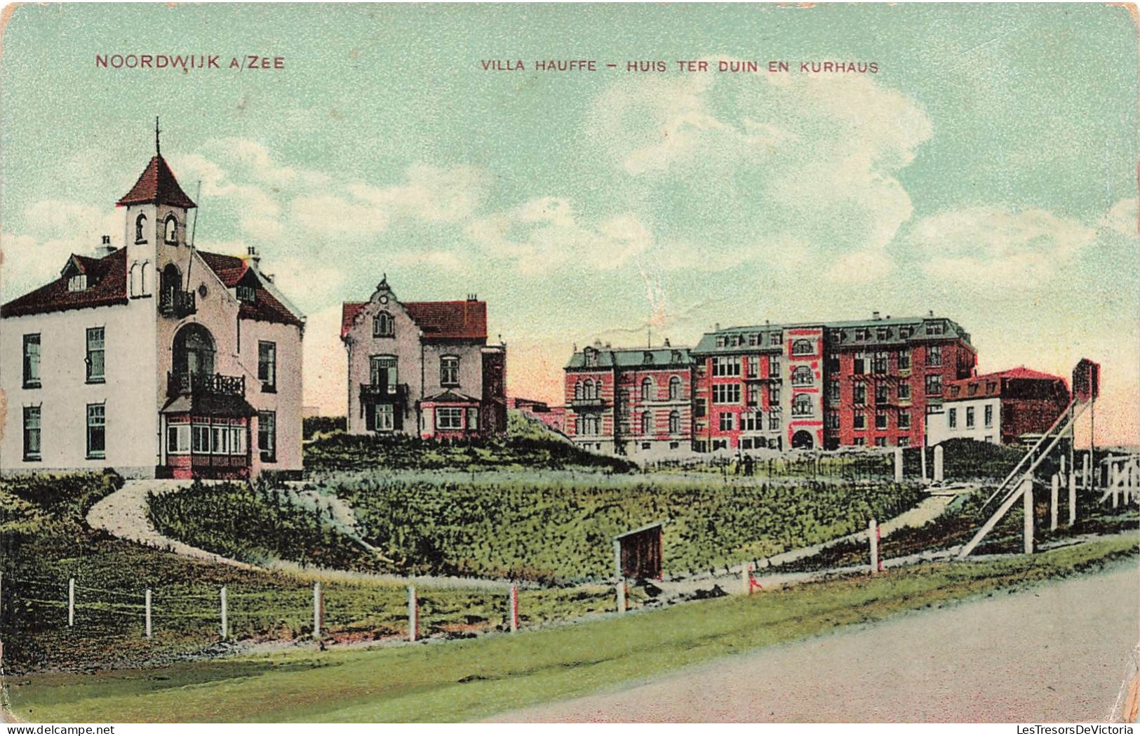 PAYS-BAS - Noordwijk A/Zee - Villa Hauffe - Huis Ter Duin En Kurhaus - Vue Sur Une Villa - Carte Postale Ancienne - Noordwijk (aan Zee)