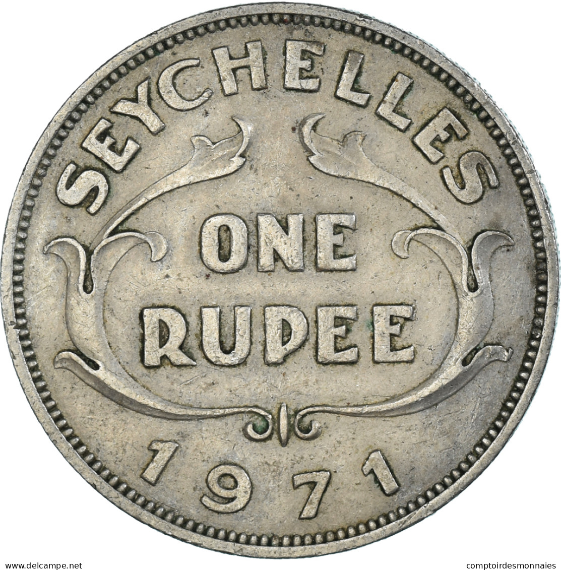 Monnaie, Seychelles, Rupee, 1971 - Seychelles