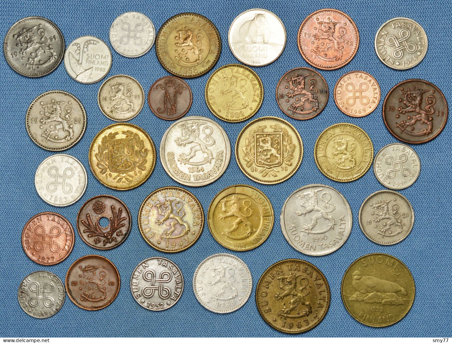 Finland / Finlande •  32x  • All Coins Different, Most Coins In High Grade, Including Silver And Scarcer Coins • [24-458 - Finland