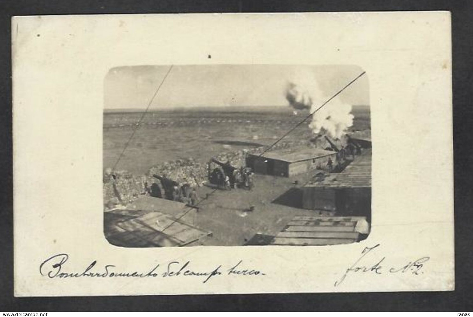 CPA Libye Turquie Guerre War Carte Photo RPPC écrite - Libya