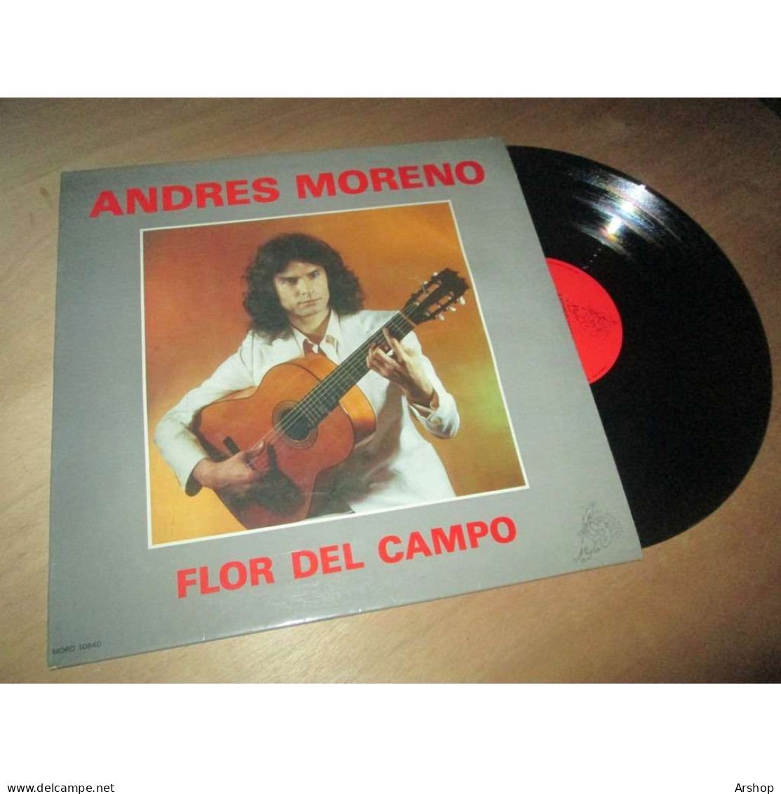 ANDRES MORENO Flor Del Campo FLAMENCO / GUITARE ESPAGNOLE - NIGLO MORO 1084 Lp France - Other - Spanish Music