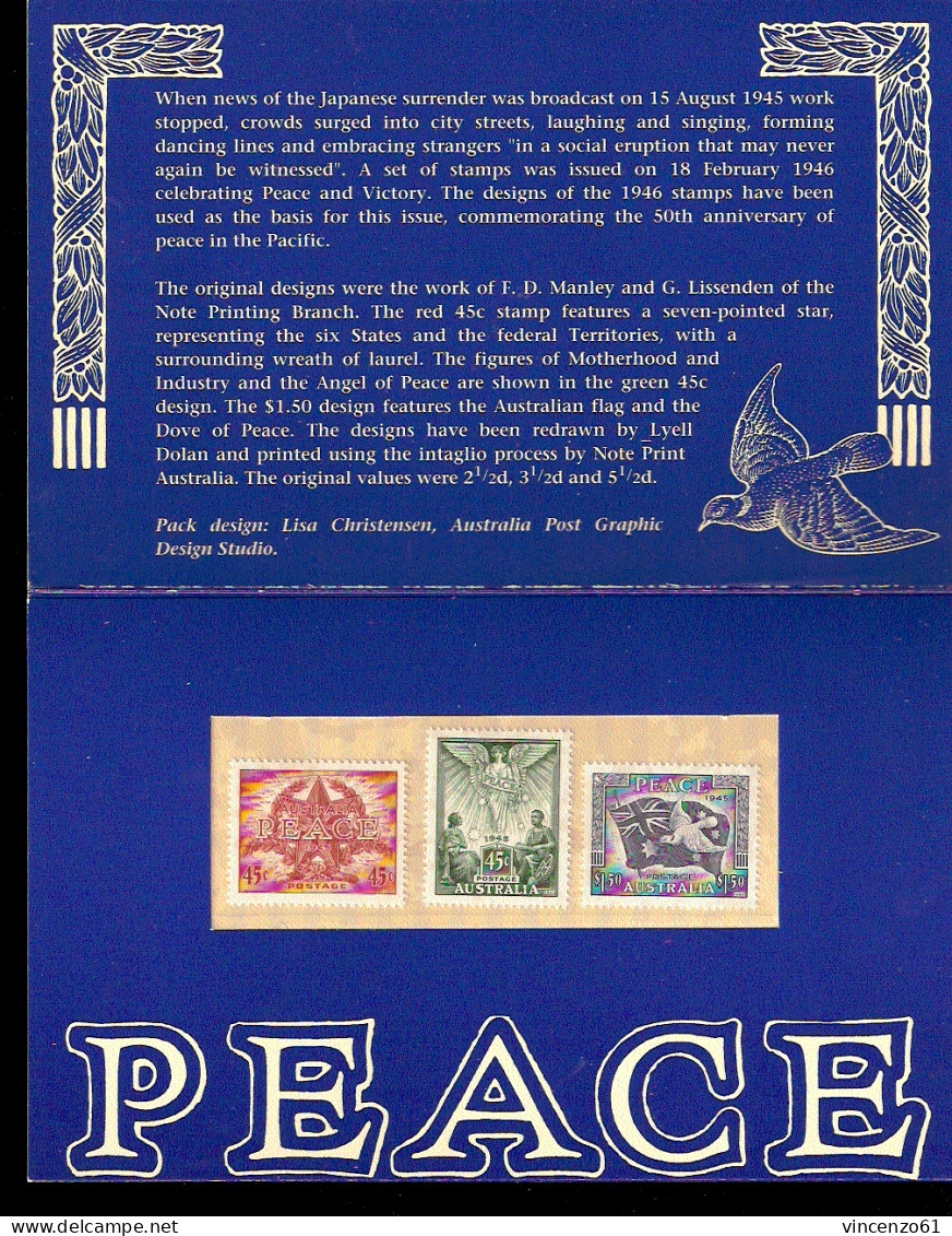 MINIFOLDER AUSTRALIA PEACE PACE - Other & Unclassified