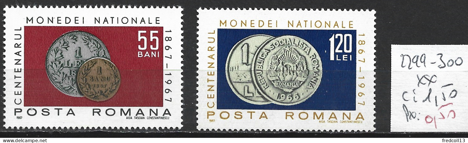 ROUMANIE 2299-300 ** Côte 1.50 € - Unused Stamps