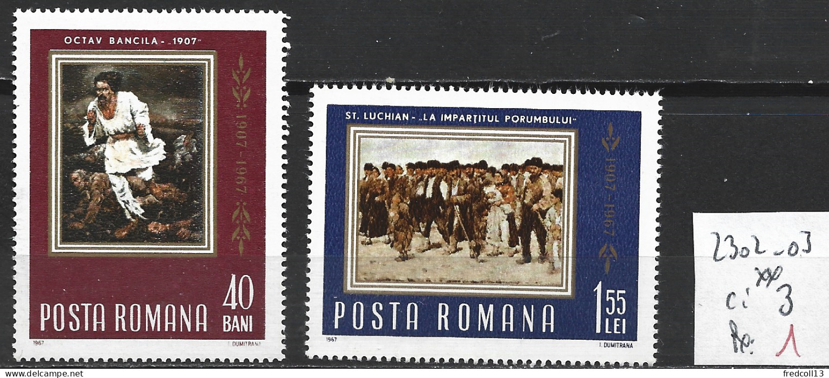 ROUMANIE 2302-303 ** Côte 3 € - Unused Stamps