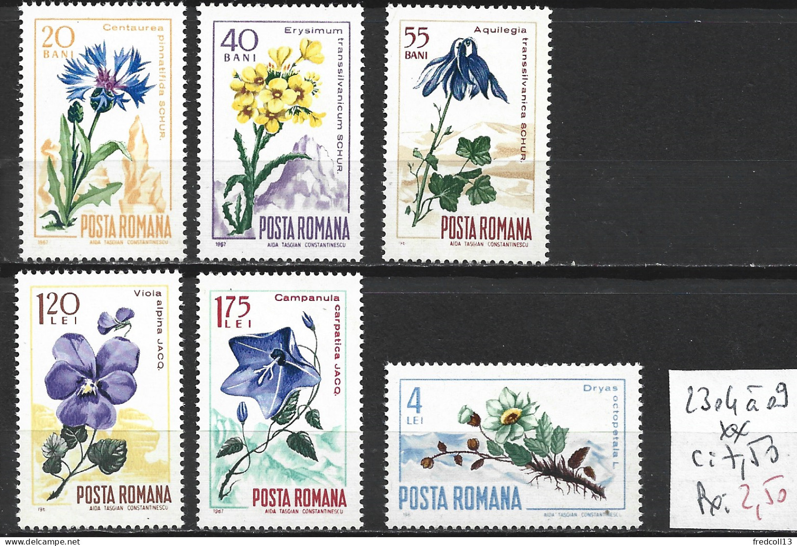 ROUMANIE 2304 à 09 ** Côte 7.50 € - Unused Stamps