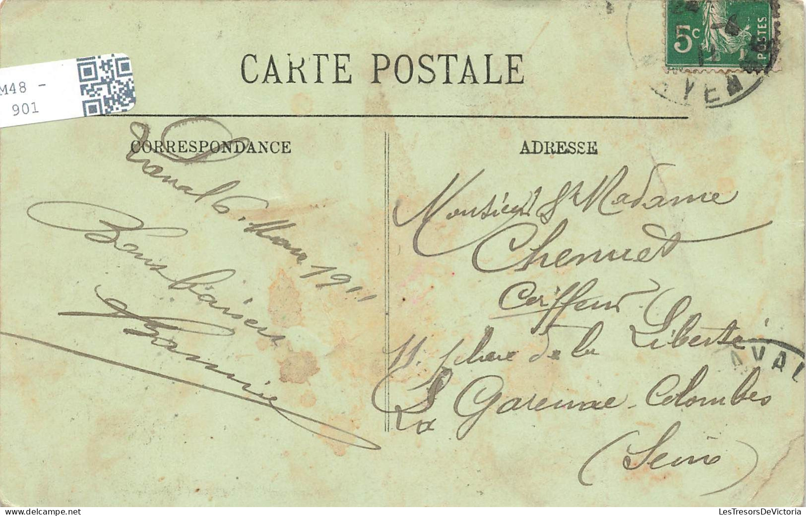 FRANCE - Laval - Le Château - Carte Postale Ancienne - Laval
