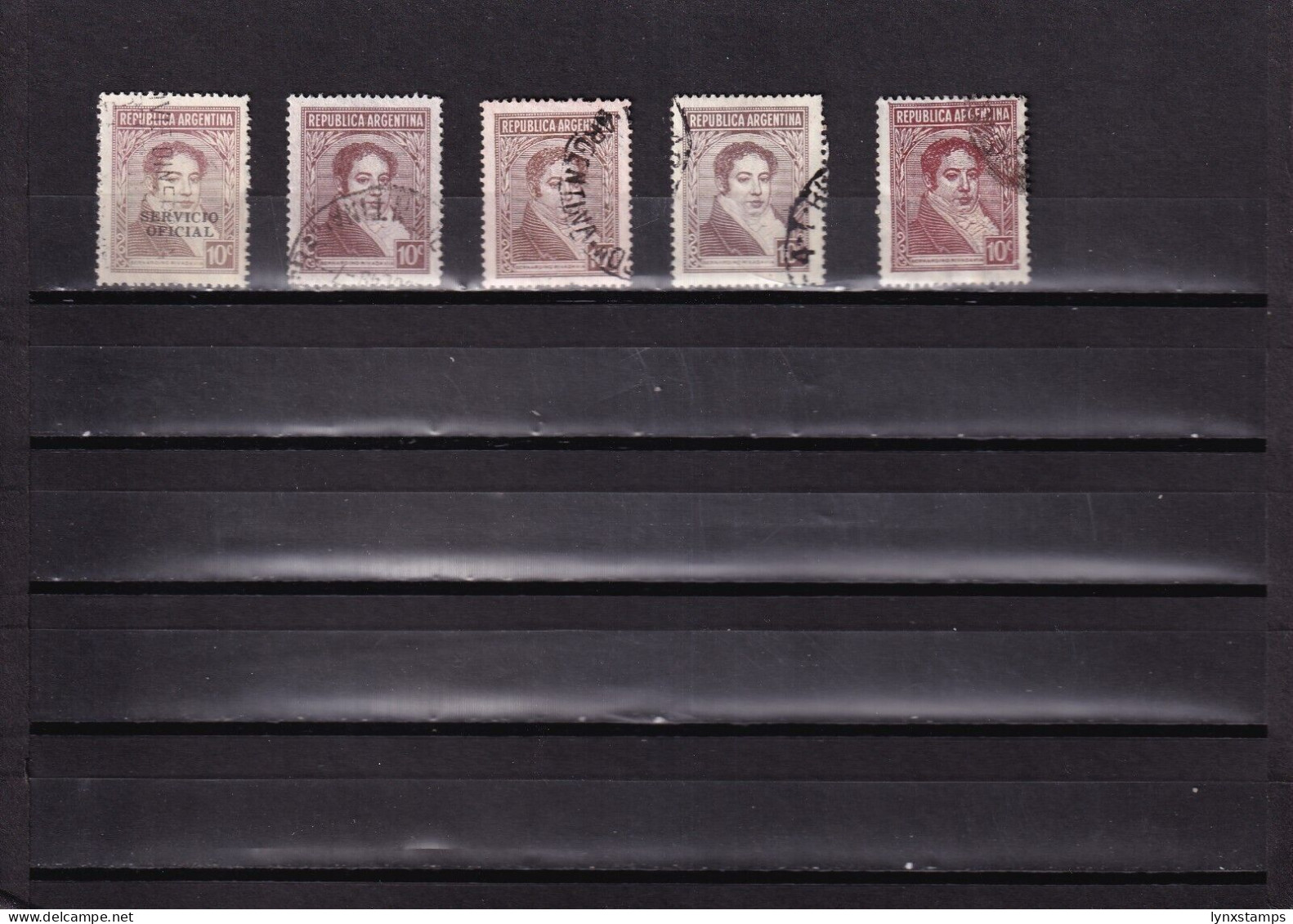ER03 Argentina 1958 Bernardino Rivadavia - Used Stamps - Oblitérés