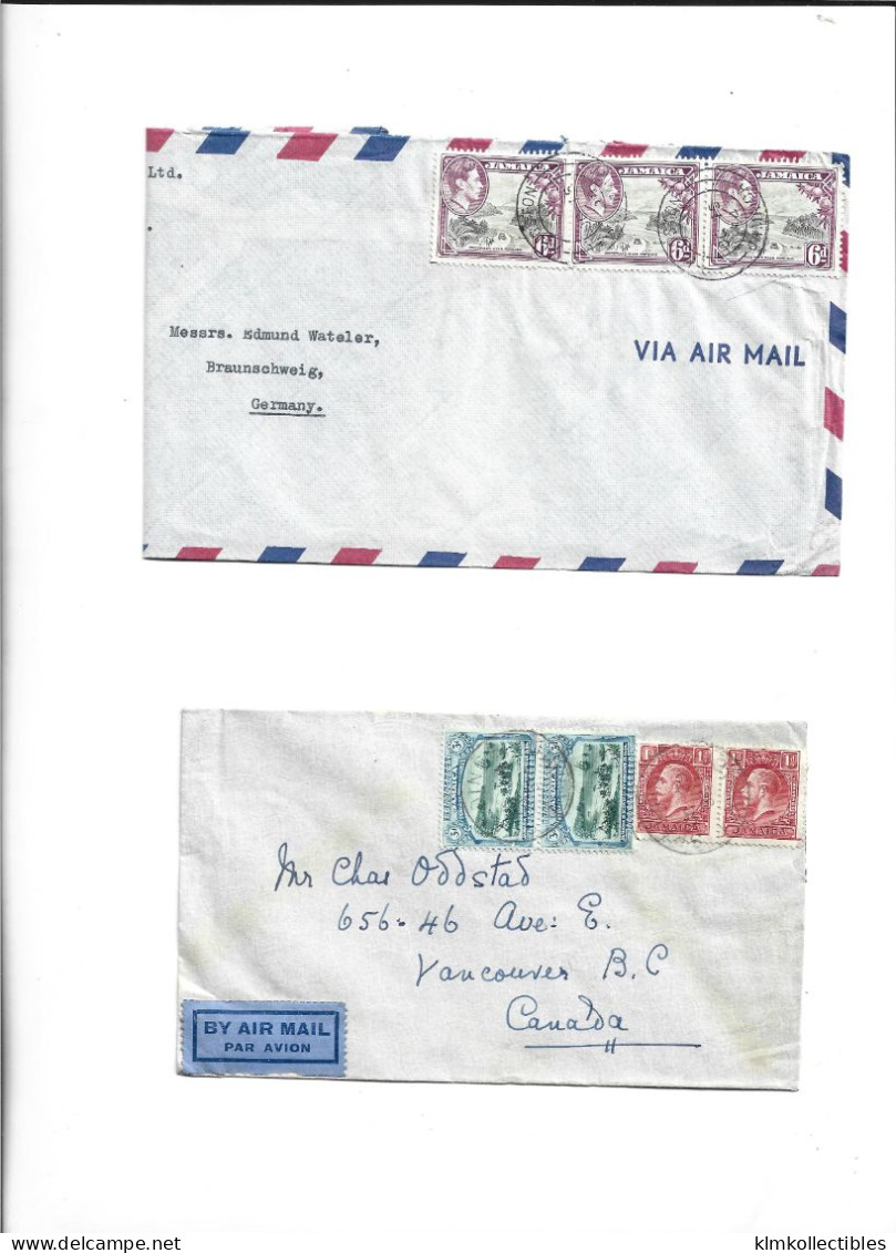 GREAT BRITAIN UNITED KINGDOM ENGLAND COLONIES - JAMAICA - POSTAL HISTORY LOT - Jamaica (...-1961)