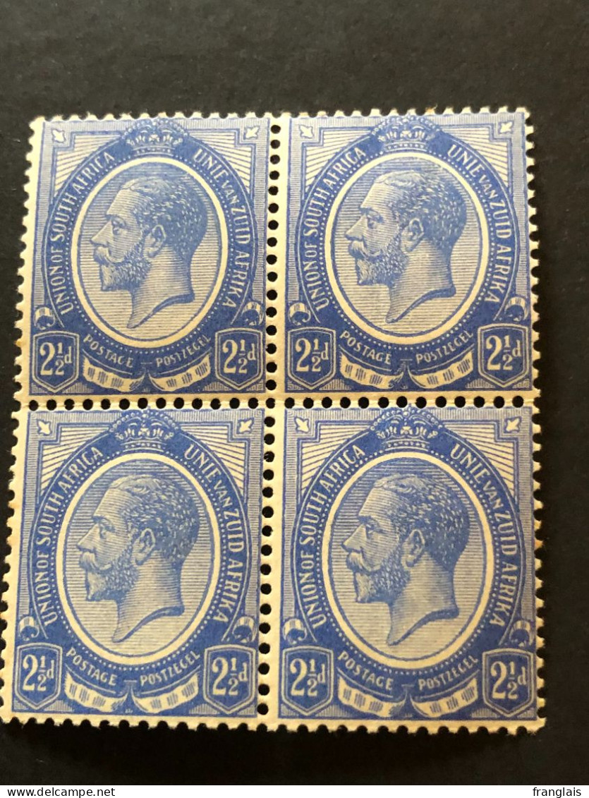 RSA  SG 7   2 1/2d Blue In A MNH** Block Of Four - Nuovi