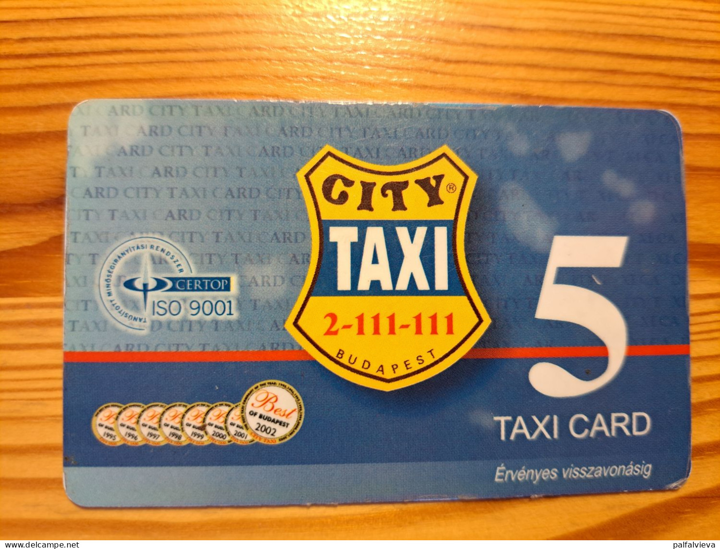 City Taxi Customer Card Hungary - Autres & Non Classés
