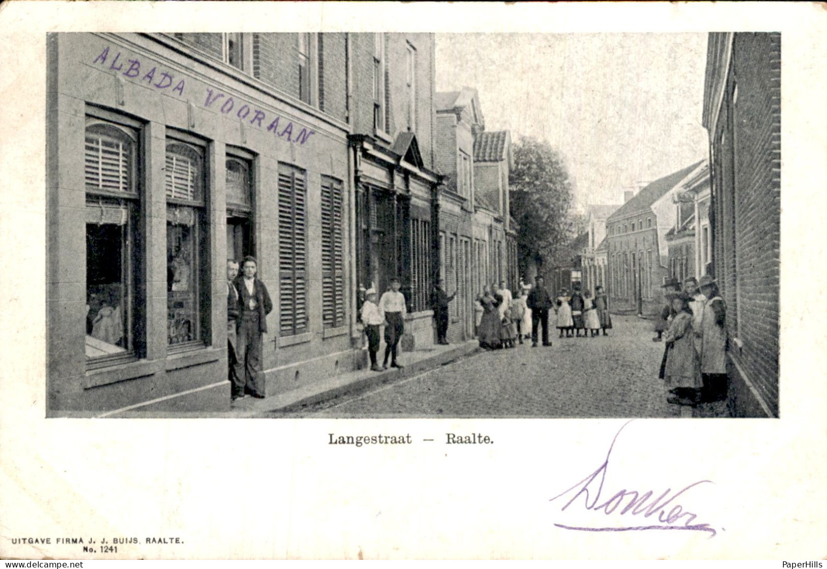 Raalte - Langestraat - - Andere & Zonder Classificatie