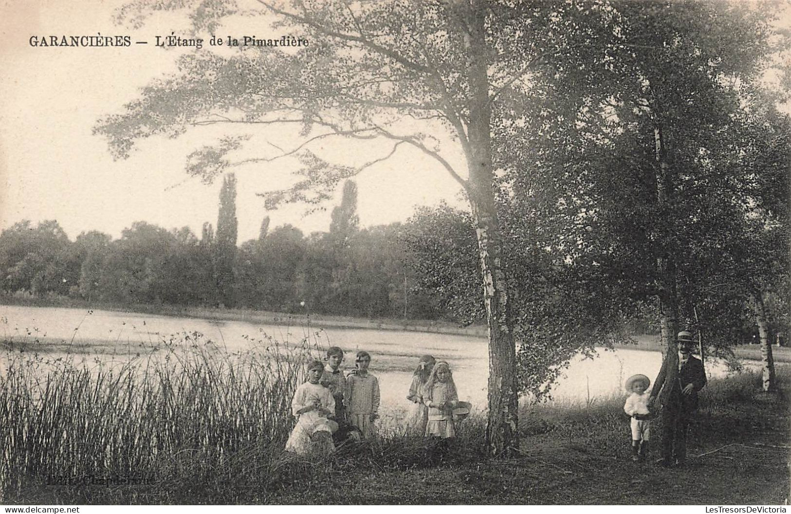 FRANCE - Garancières - Vue Sur L'Etang De La Pimardière - Des Enfants - Un Homme - Carte Postale Ancienne - Rambouillet