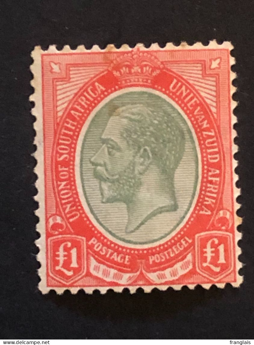 RSA  SG 17   £1 Green And Red  MNH**  CV £650 - Unused Stamps
