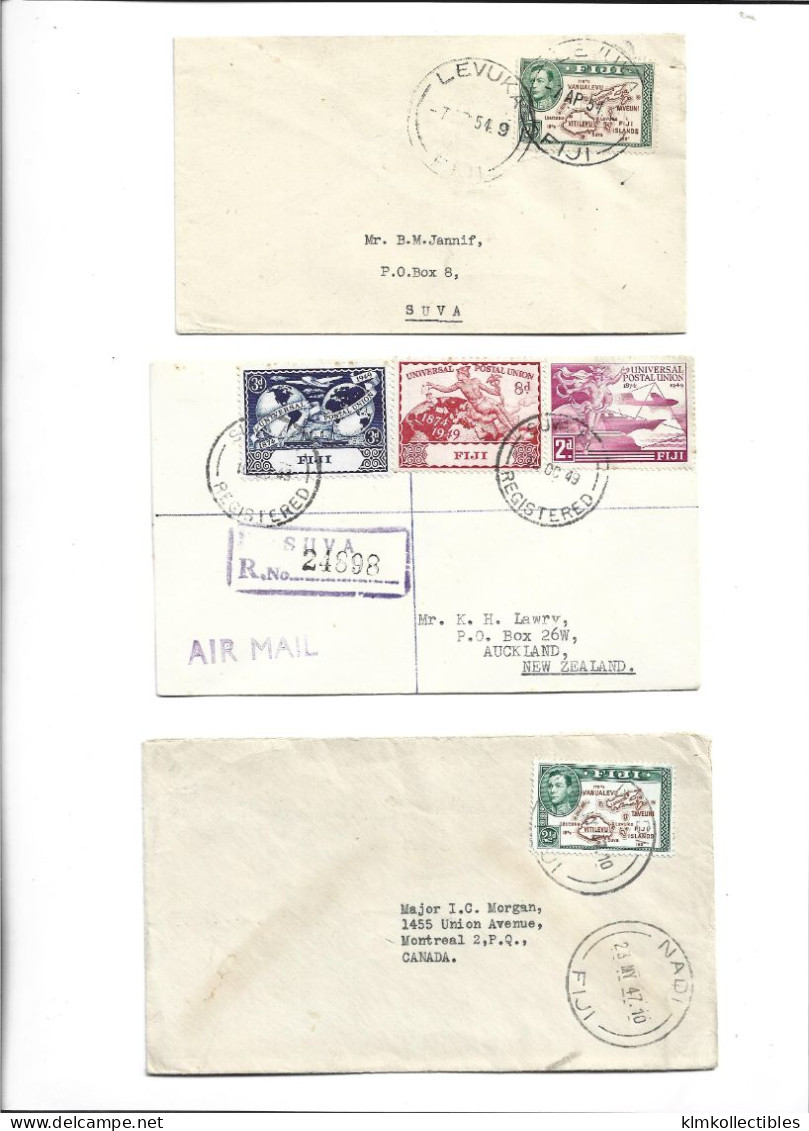 GREAT BRITAIN UNITED KINGDOM ENGLAND COLONIES - FIJI - POSTAL HISTORY LOT - Honduras Britannico (...-1970)