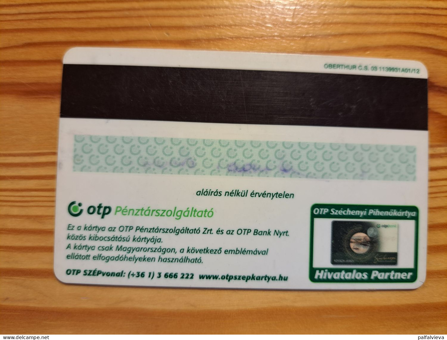 OTP Debit Card Hungary - Credit Cards (Exp. Date Min. 10 Years)