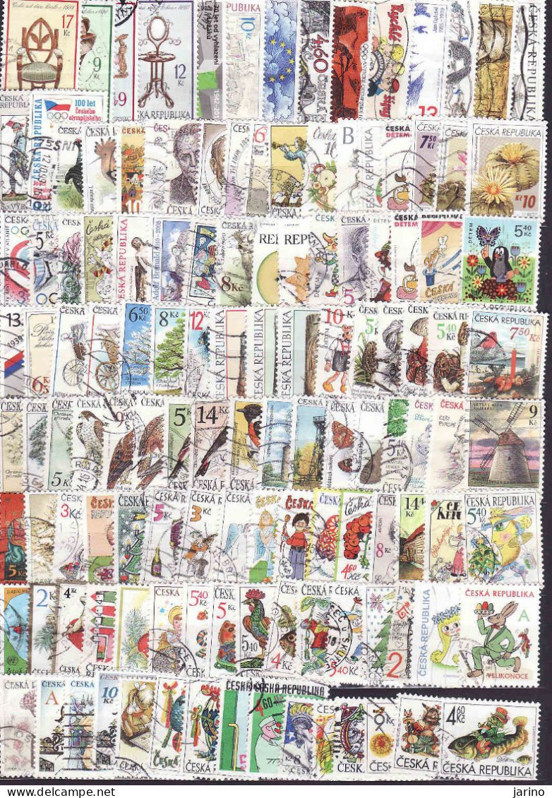 Czech Republic - More Than 300 Different Large Used Postage Stamps 2000-2021 - Mezclas (max 999 Sellos)