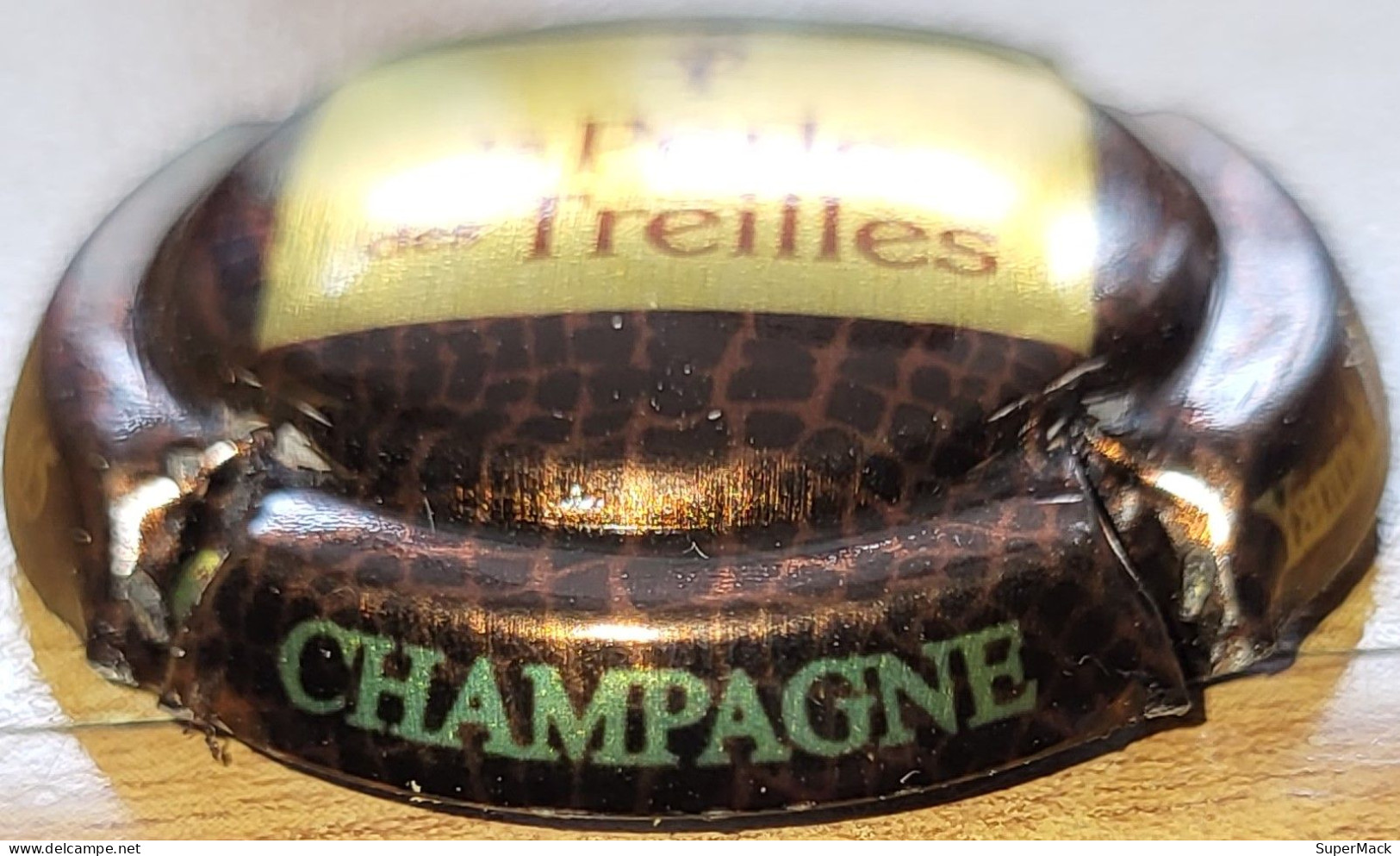 Capsule Champagne Yannick PRÉVOTEAU Série La Perle Des Treilles, Brun & Or Nr 19 - Prévoteau, Yannick