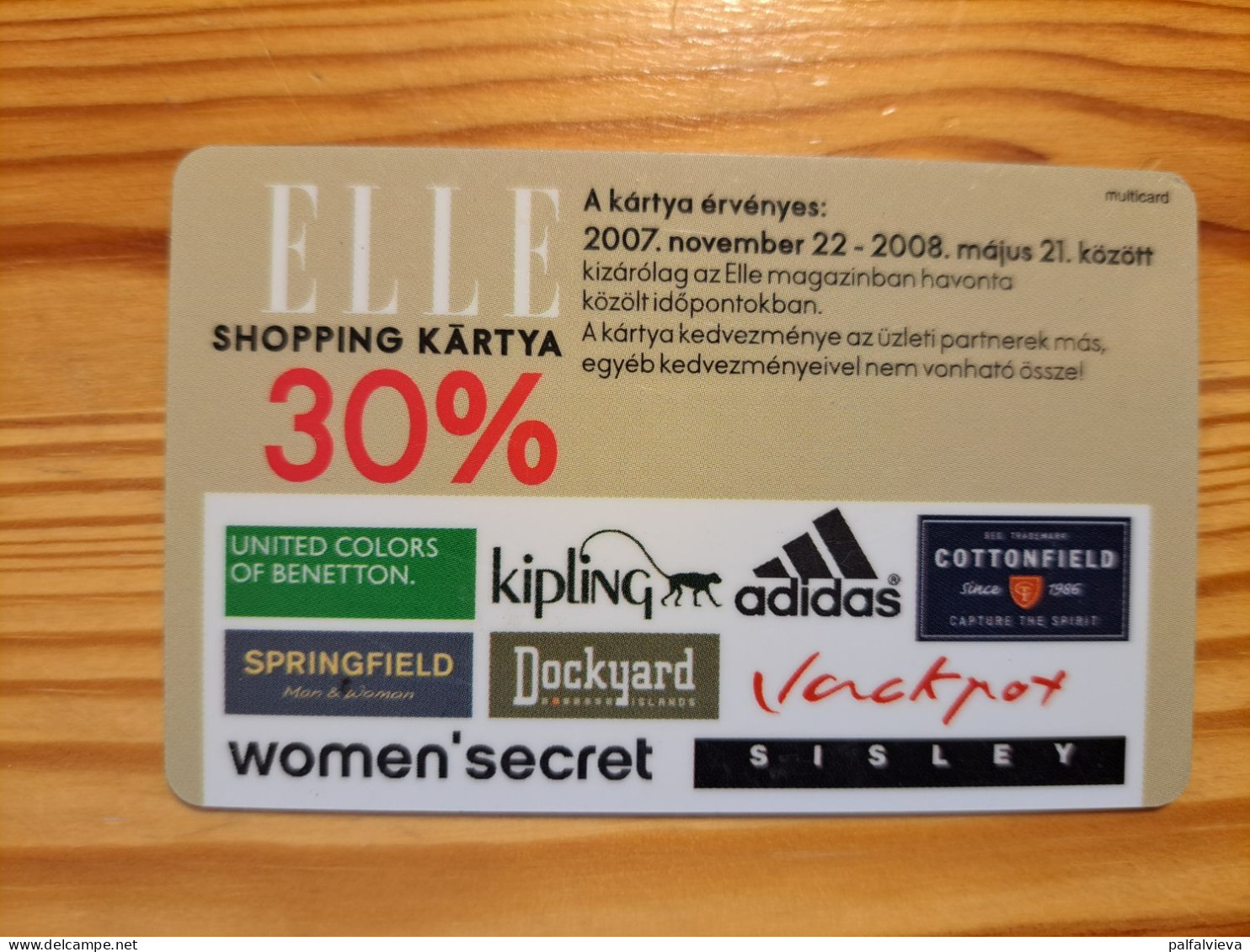 ELLE Customer Card Hungary - Other & Unclassified