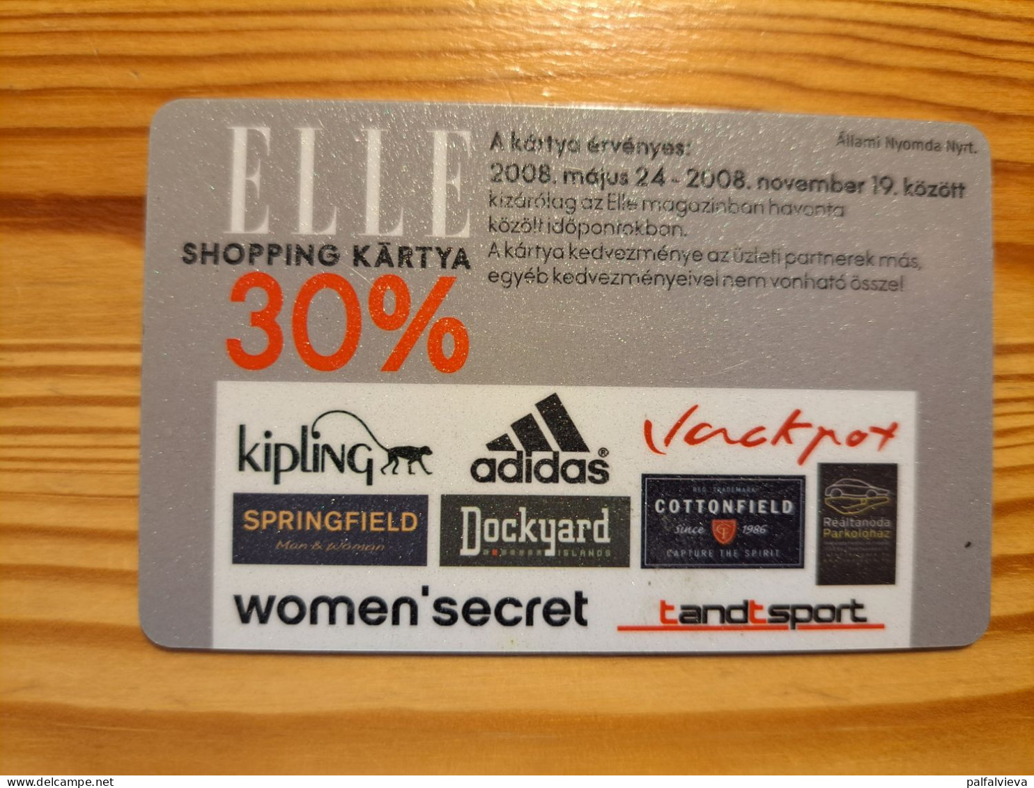 ELLE Customer Card Hungary - Autres & Non Classés