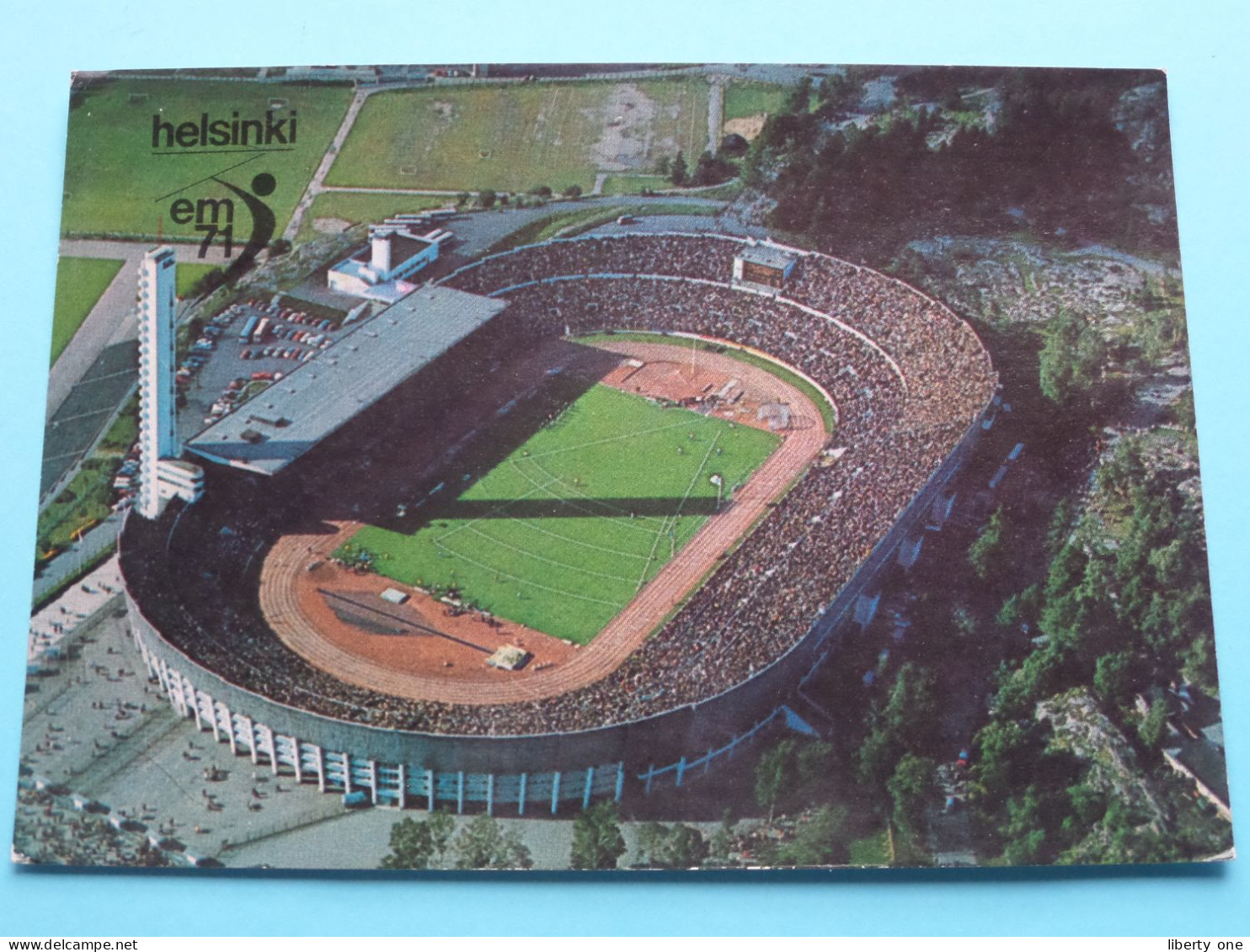 OLYMPIASTADION Helsinki EM71 / Suomi Finland ( Edit.: Mauno Hamalainen ) Anno 19?? ( See / Voir Scans ) ! - Finland