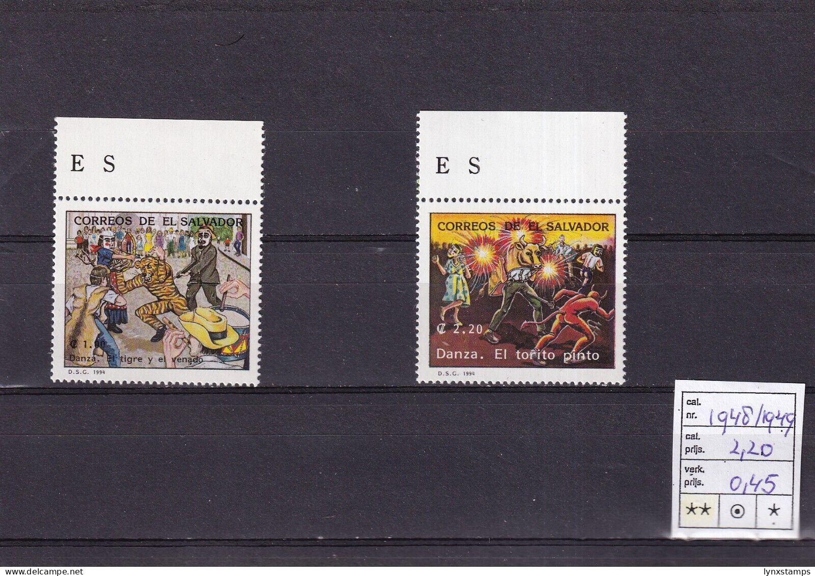 ER03 El Salvador 1994 Traditions - MNH Stamps - El Salvador