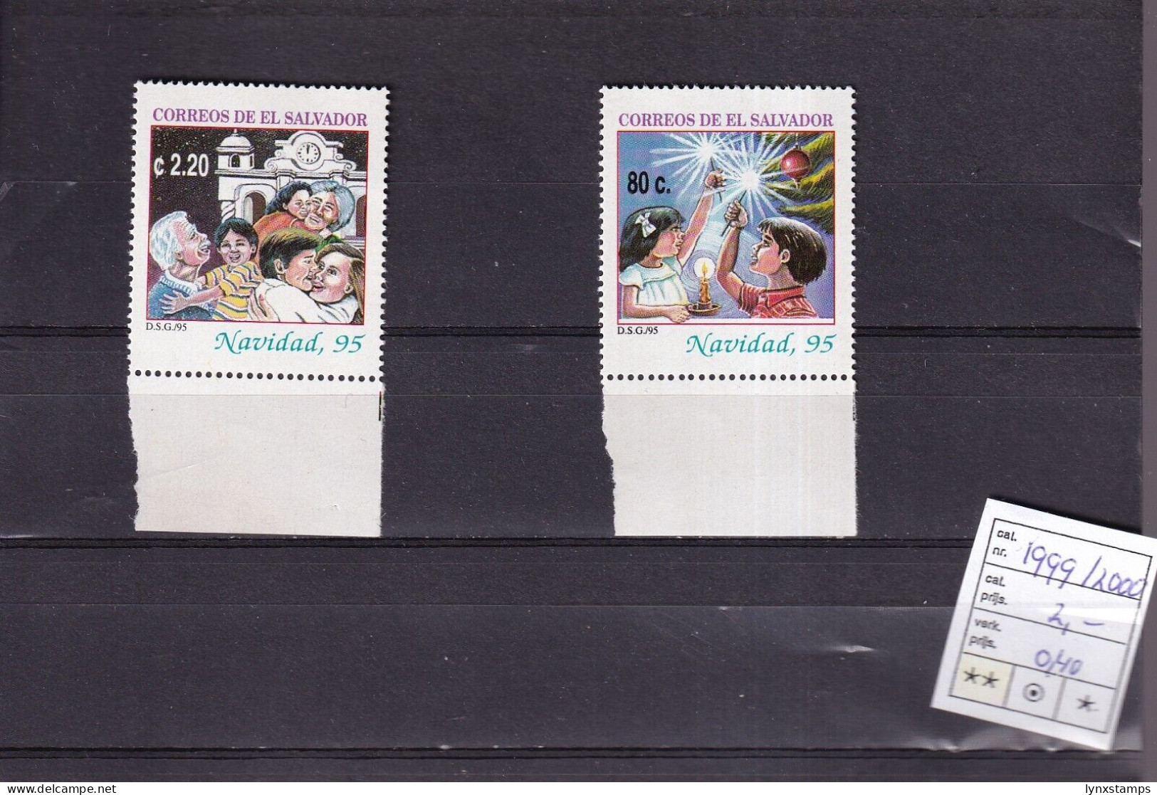 ER03 El Salvador 1995 Christmas - MNH Stamps - Salvador