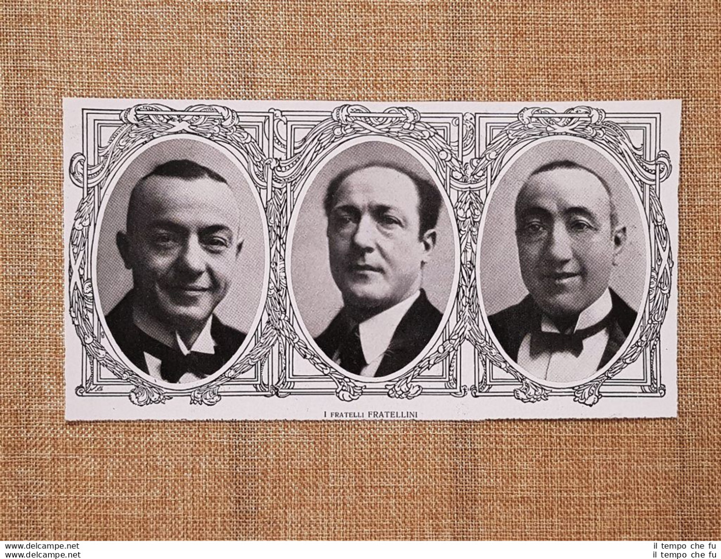 Paul, Francois E Albert Fratellini Nel 1928 Circensi Sovrani Del Circo - Autres & Non Classés