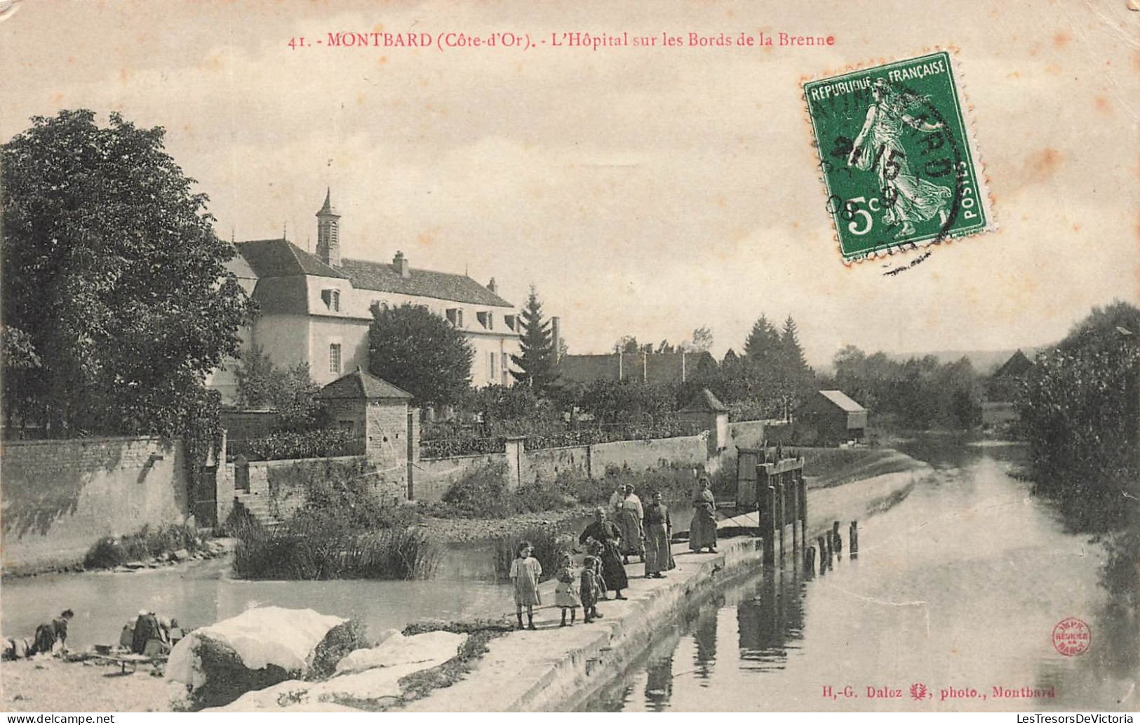 FRANCE - Montbard - L'Hôpital Sur Les Bords De La Brenne - Carte Postale Ancienne - Montbard