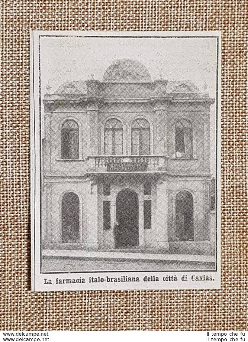 Duque De Caxias Nel 1914 La Farmacia Italo - Brasiliana Rio De Janeiro Brasile - Altri & Non Classificati