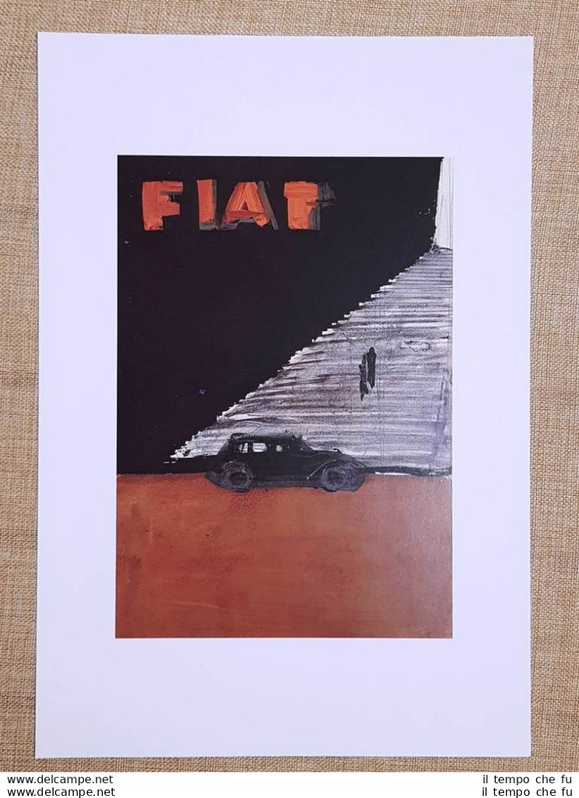 Pubblicità FIAT Bozzetto O Disegno Di Mario Sironi N. 22 Stampa Di Metà 900 - Altri & Non Classificati