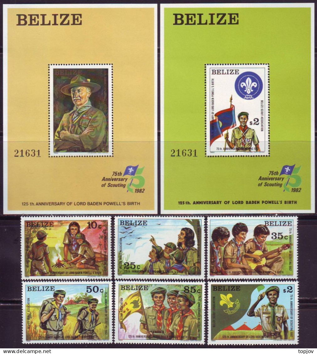 BELIZE - SCOUTS - **MNH - 1982 - Unused Stamps