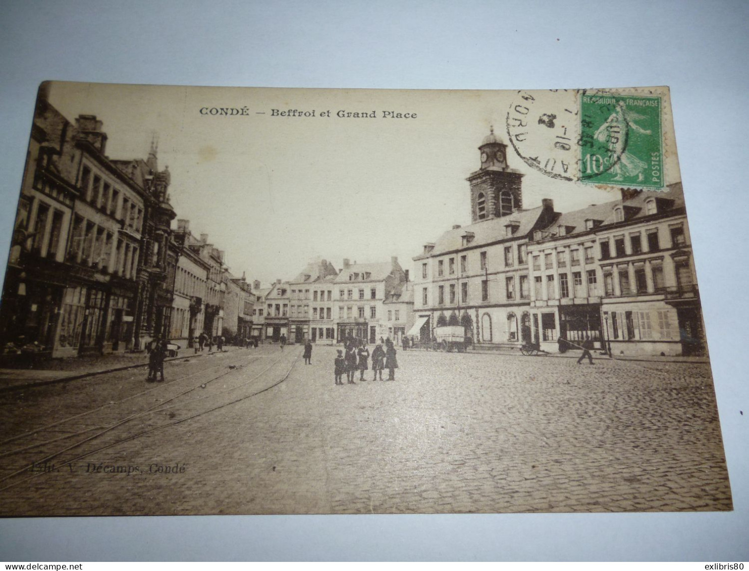 Condé   Beffroi Grand Place - Conde Sur Escaut
