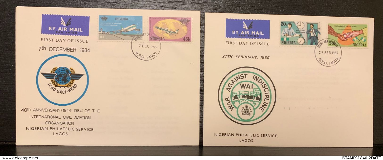 001151/ Nigeria First Day Cover Collection (55) 1973-1985