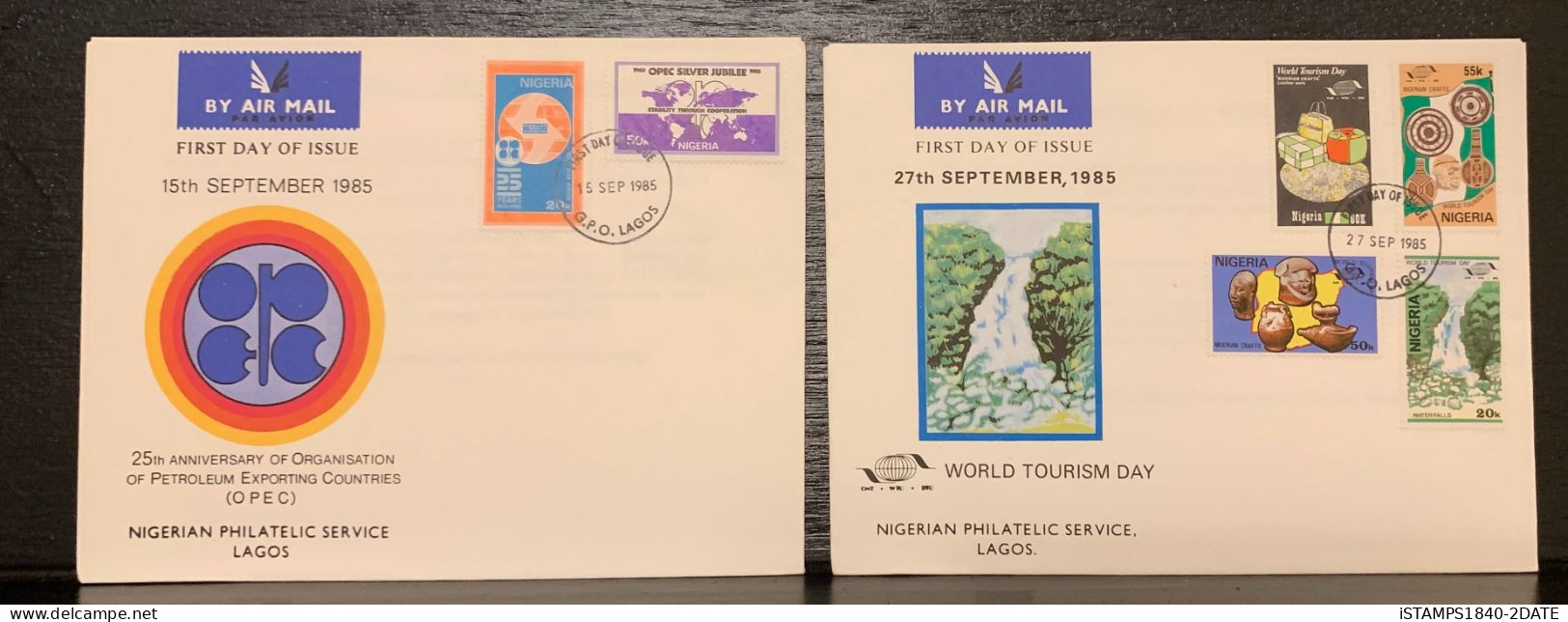 001151/ Nigeria First Day Cover Collection (55) 1973-1985