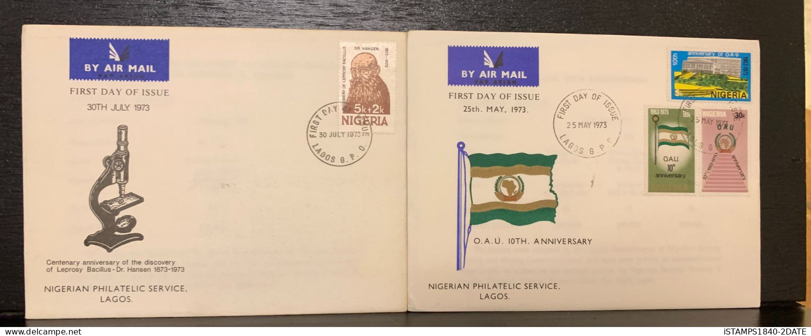 001151/ Nigeria First Day Cover Collection (55) 1973-1985