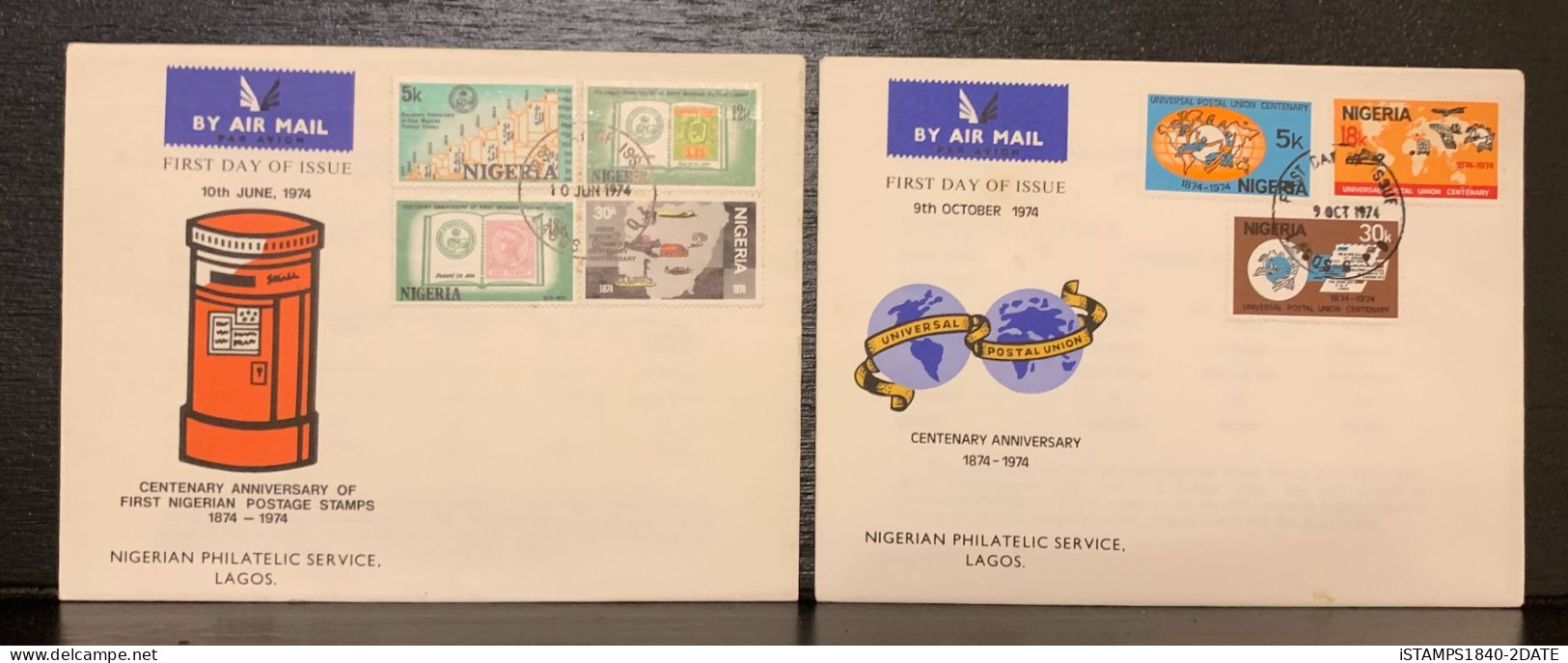 001151/ Nigeria First Day Cover Collection (55) 1973-1985