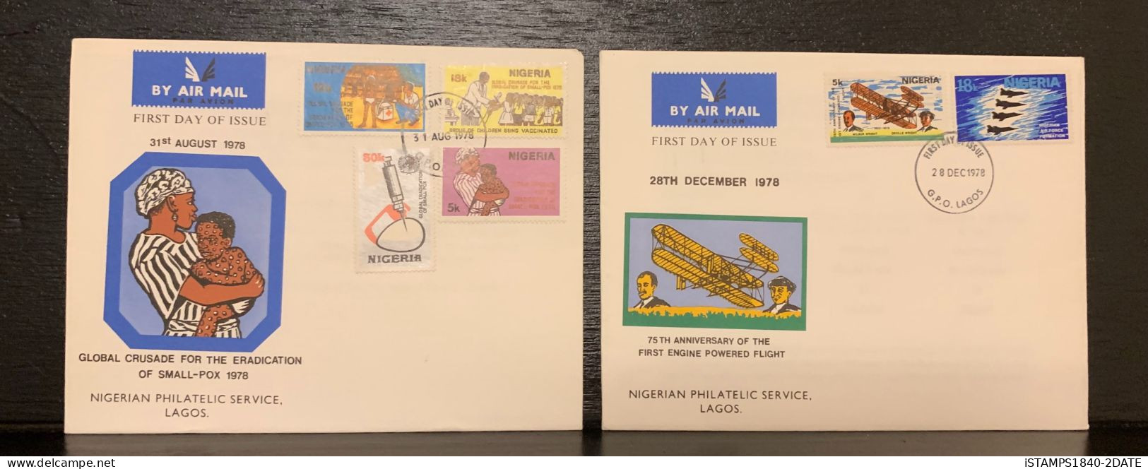 001151/ Nigeria First Day Cover Collection (55) 1973-1985