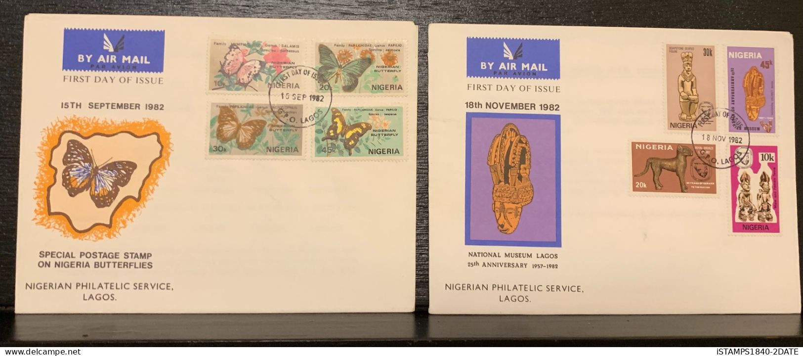 001151/ Nigeria First Day Cover Collection (55) 1973-1985