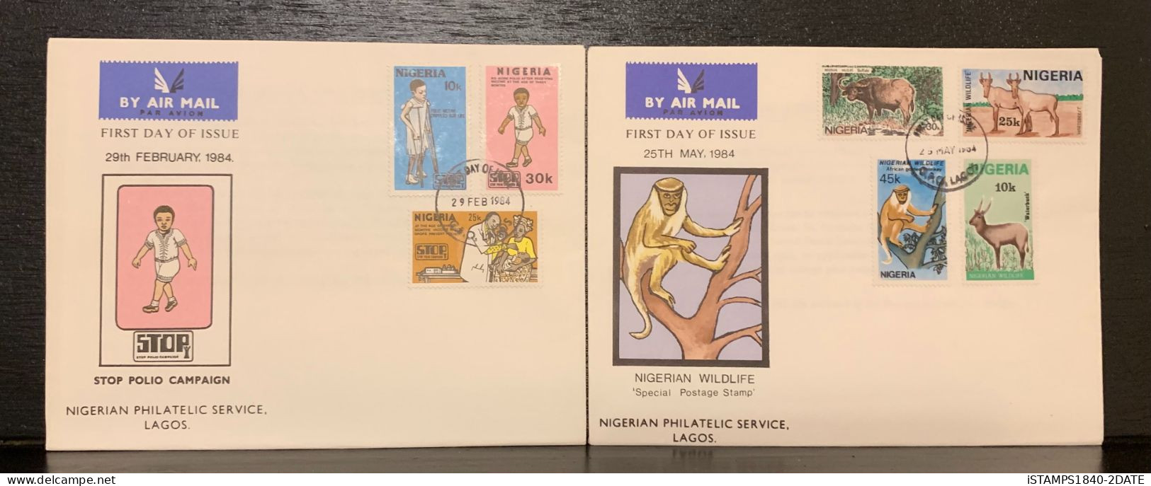 001151/ Nigeria First Day Cover Collection (55) 1973-1985