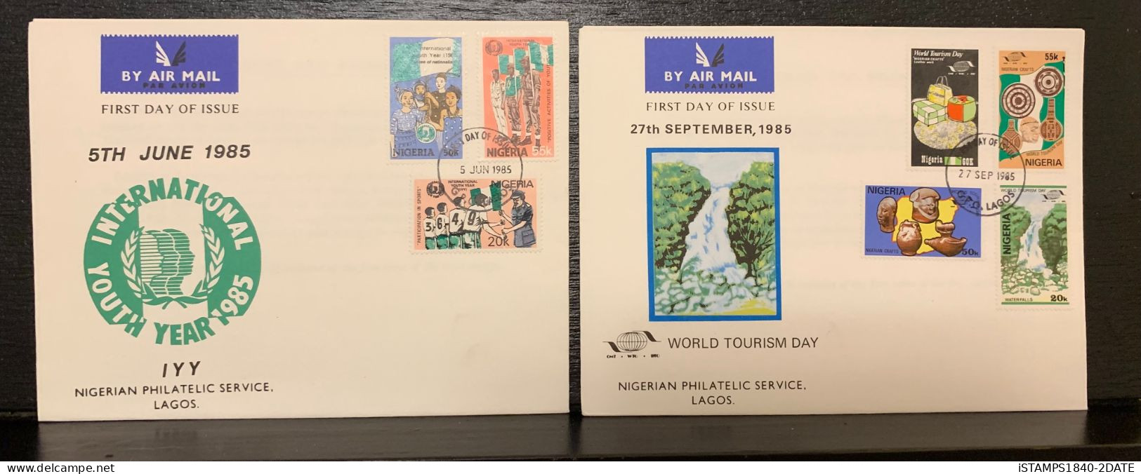 001151/ Nigeria First Day Cover Collection (55) 1973-1985