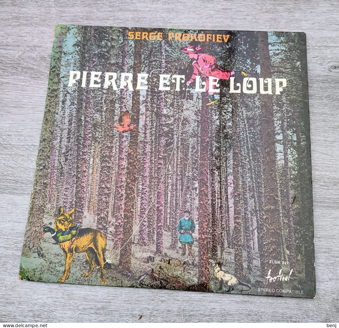 Disque Vinyle Album 33T 30 Cm Pierre Et Le Loup Serge Prokofiev - Editions Limitées