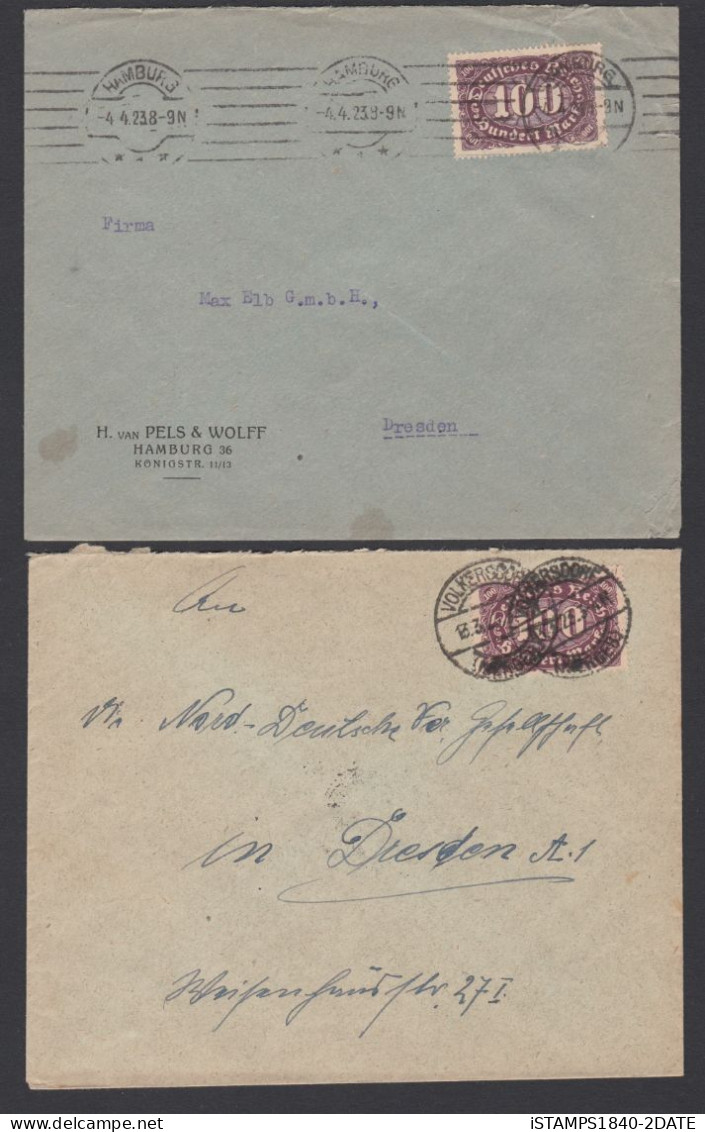 001153/ Germany 1920-24 Covers Collection (10) - Covers