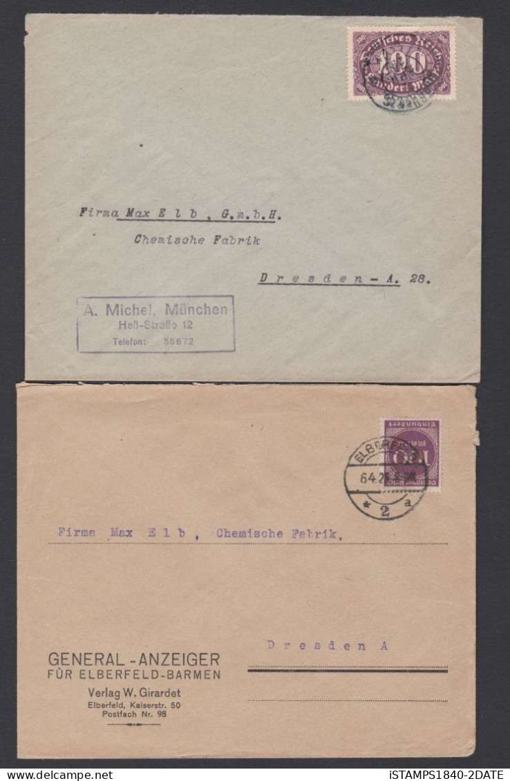 001153/ Germany 1920-24 Covers Collection (10) - Covers