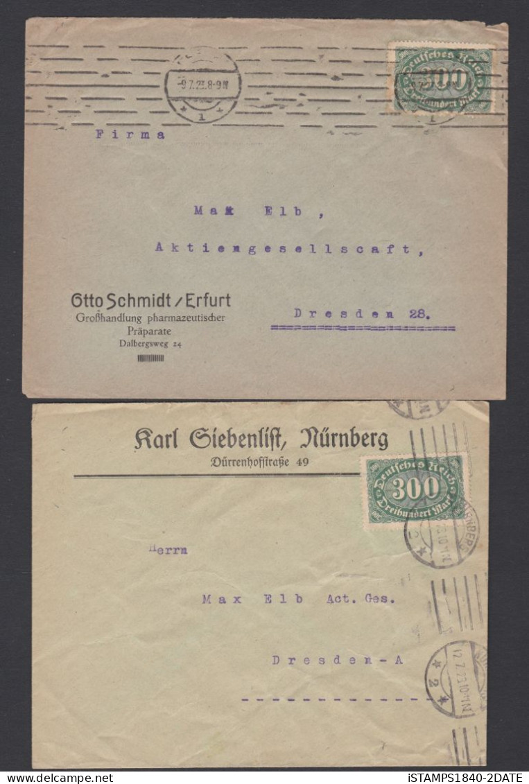 001153/ Germany 1920-24 Covers Collection (10)