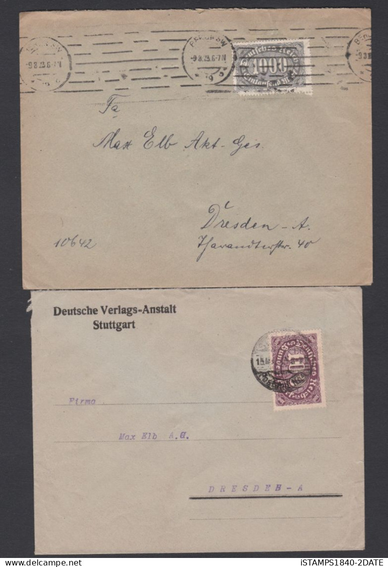 001153/ Germany 1920-24 Covers Collection (10)