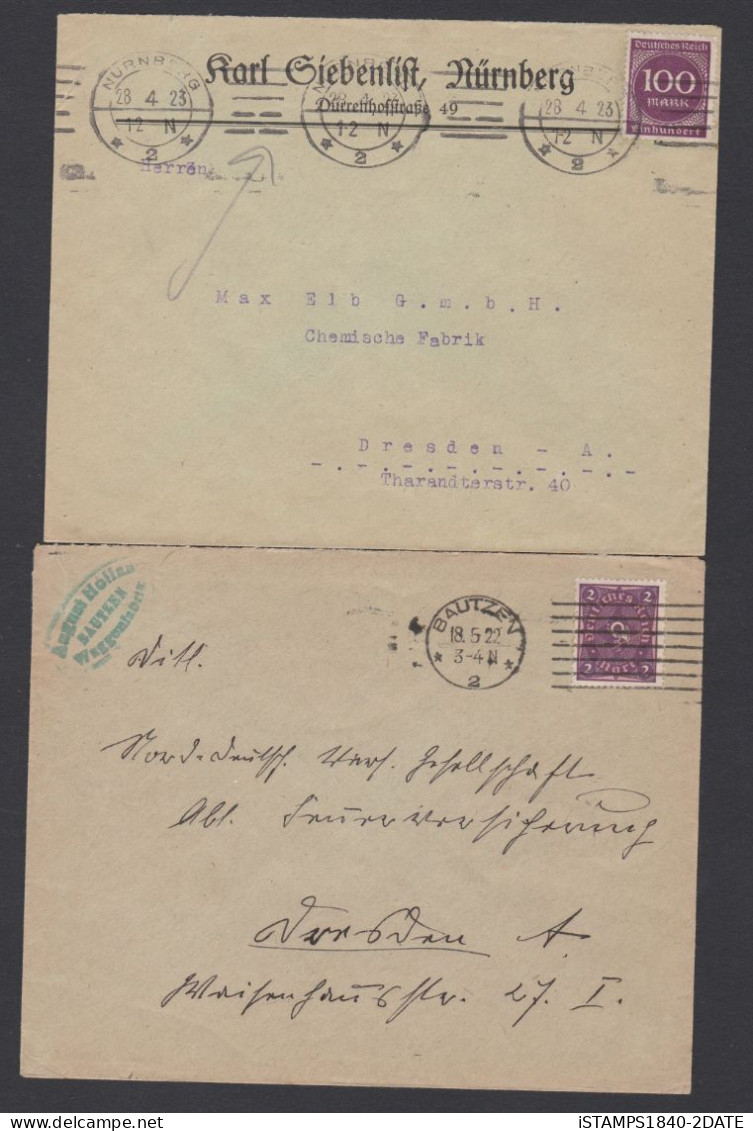 001153/ Germany 1920-24 Covers Collection (10)